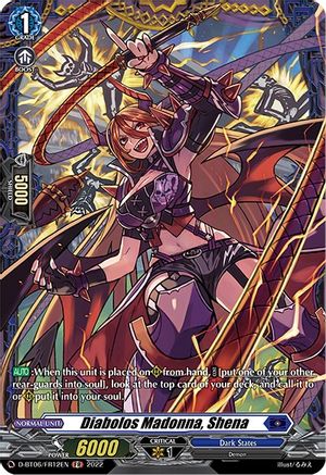 Image of Diabolos Madonna, Shena (D-BT06/FR12EN) [Blazing Dragon Reborn]