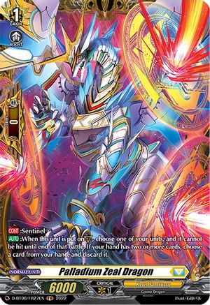 Image of Palladium Zeal Dragon (D-BT06/FR27EN) [Blazing Dragon Reborn]