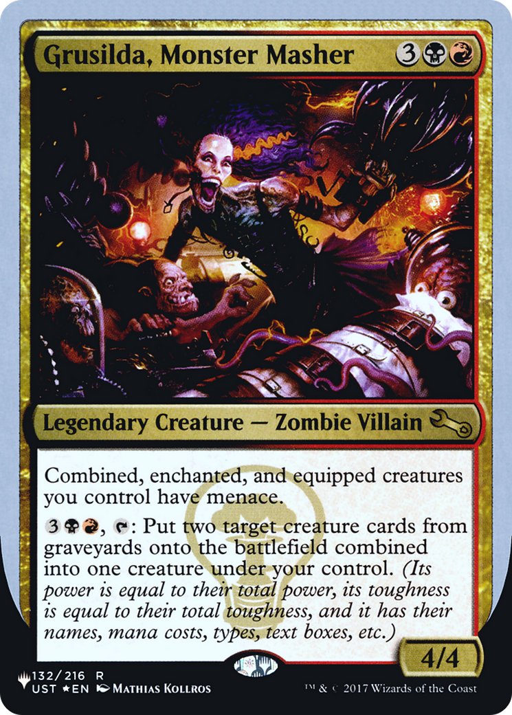 Image of Grusilda, Monster Masher (Unfinity Foil Edition) [The List]