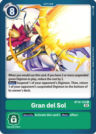 Image of Gran del Sol [BT10-103] [Xros Encounter]