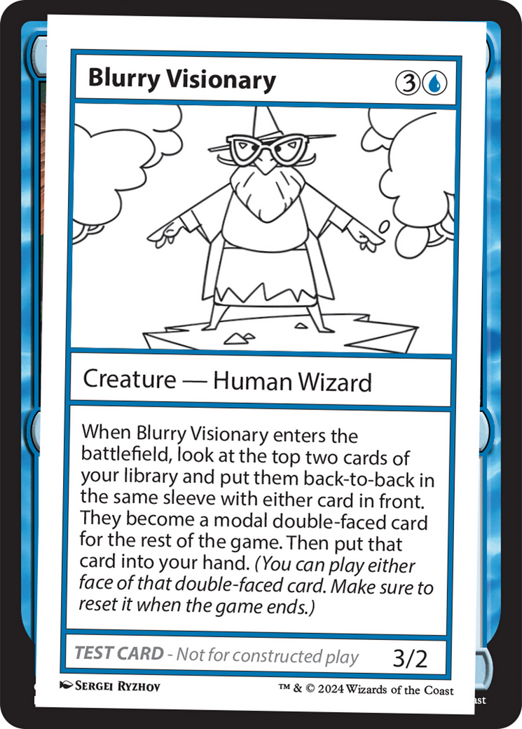 Image of Blurry Visionary [Mystery Booster 2 Playtest Cards]