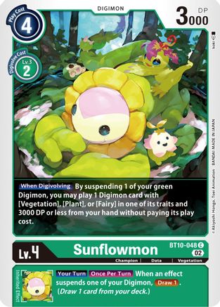 Image of Sunflowmon [BT10-048] [Xros Encounter]