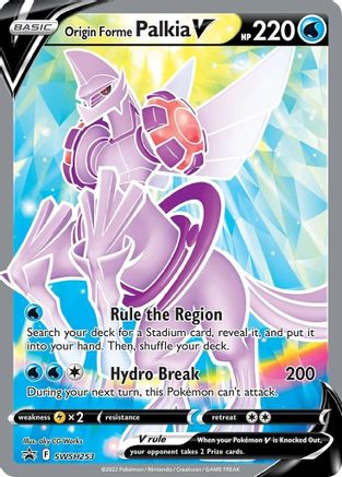 Image of Origin Forme Palkia V (SWSH253) [Sword & Shield: Black Star Promos]