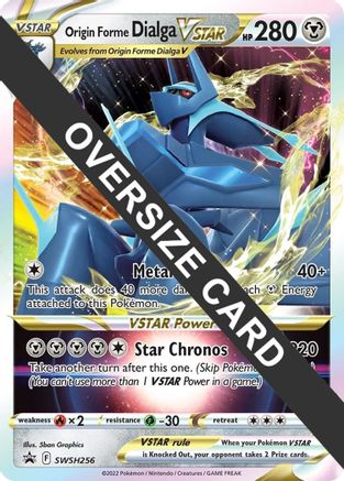 Image of Origin Forme Dialga VSTAR (SWSH256) (Jumbo Card) [Sword & Shield: Black Star Promos]