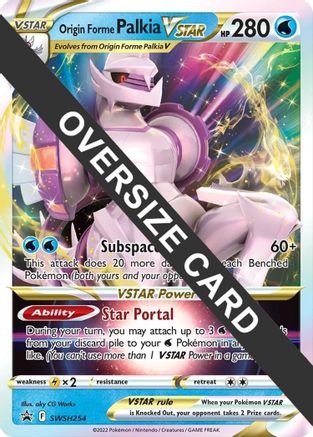 Image of Origin Forme Palkia VSTAR (SWSH254) (Jumbo Card) [Sword & Shield: Black Star Promos]