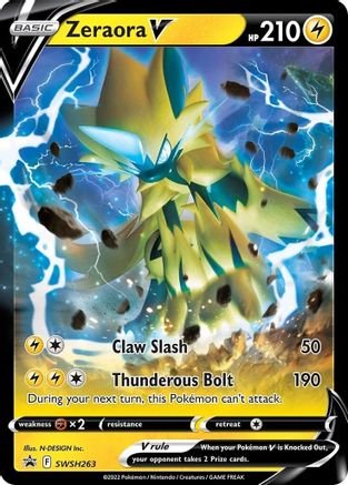 Image of Zeraora V (SWSH263) [Sword & Shield: Black Star Promos]
