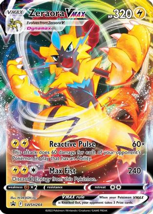 Image of Zeraora VMAX (SWSH264) [Sword & Shield: Black Star Promos]