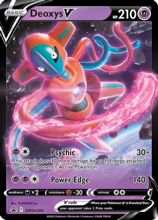 Image of Deoxys V (SWSH266) [Sword & Shield: Black Star Promos]