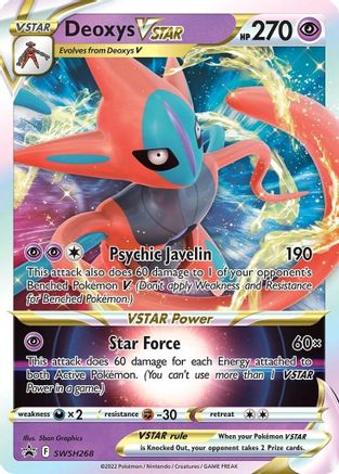 Image of Deoxys VSTAR (SWSH268) [Sword & Shield: Black Star Promos]