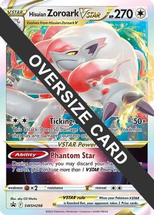 Image of Hisuian Zoroark VSTAR (SWSH298) (Jumbo Card) [Sword & Shield: Lost Origin]