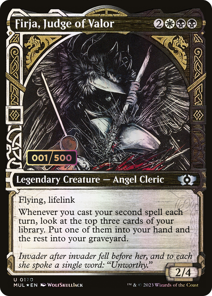 Image of Firja, Judge of Valor (Serialized) [Multiverse Legends]