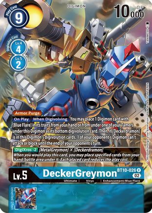 Image of DeckerGreymon [BT10-026] (Alternate Art) [Xros Encounter]