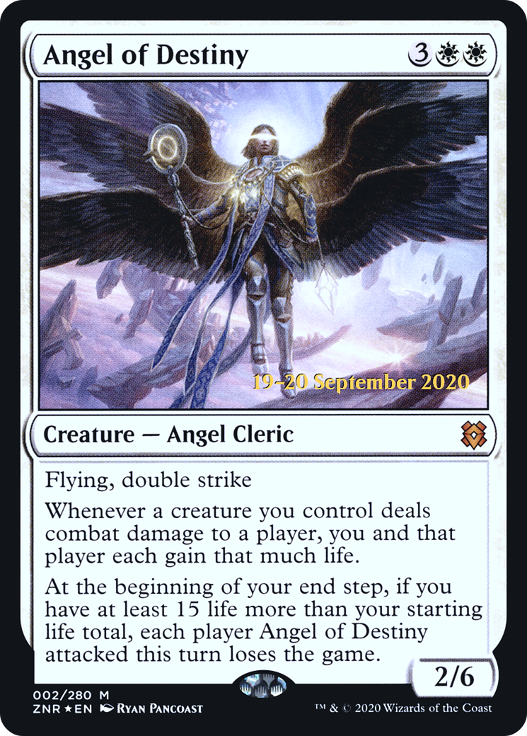 Image of Angel of Destiny [Zendikar Rising Prerelease Promos]