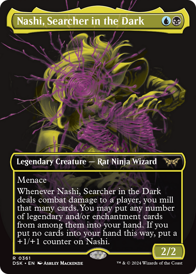 Image of Nashi, Searcher in the Dark (Showcase) [Duskmourn: House of Horror]