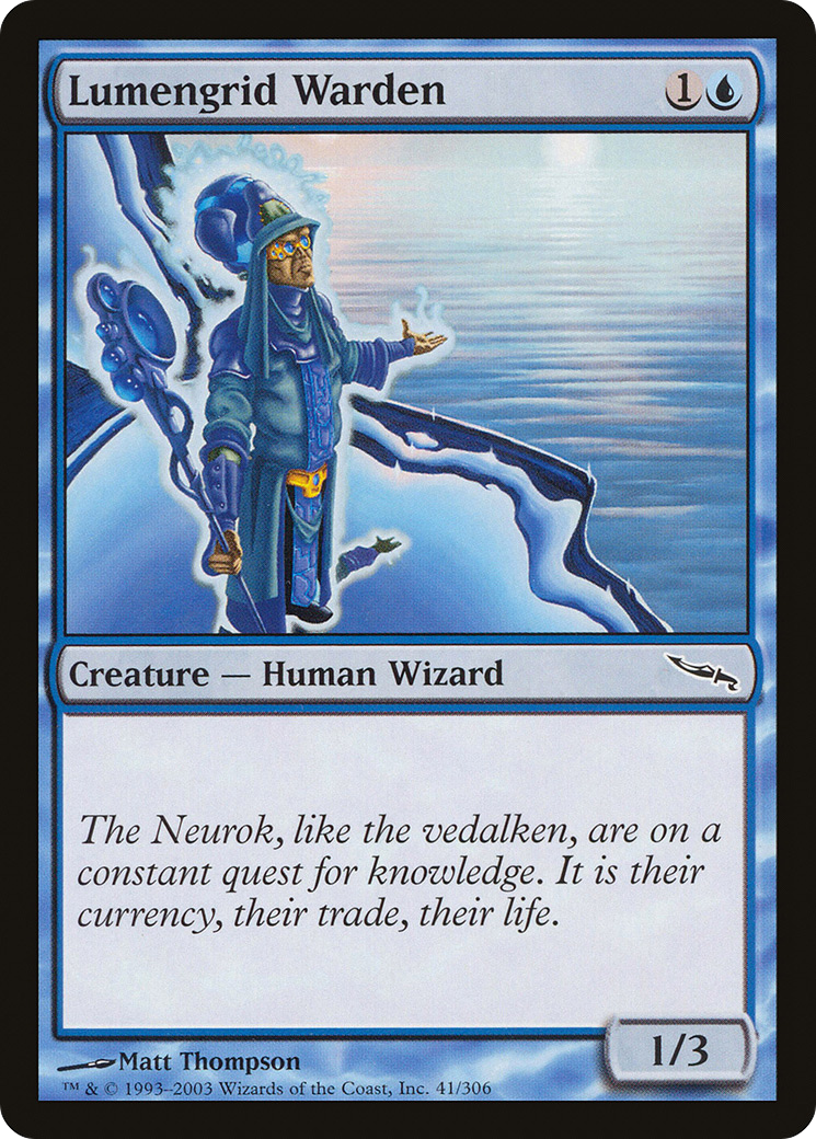 Image of Lumengrid Warden [Mirrodin]