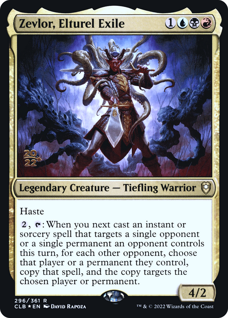 Image of Zevlor, Elturel Exile [Commander Legends: Battle for Baldur's Gate Prerelease Promos]