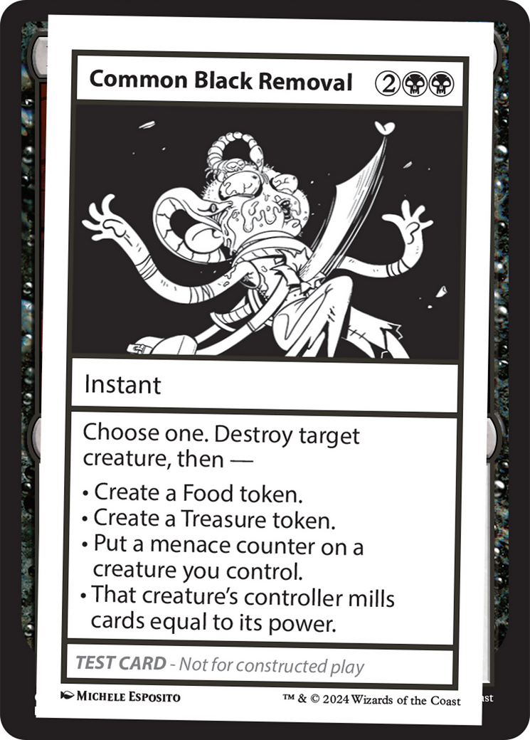 Image of Common Black Removal [Mystery Booster 2 Playtest Cards]