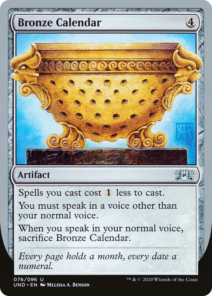 Image of Bronze Calendar [Unsanctioned]
