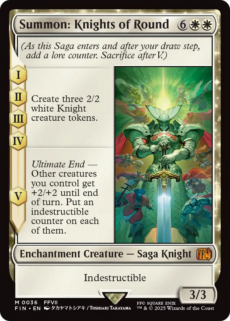 Image of Summon: Knights of Round [FINAL FANTASY]