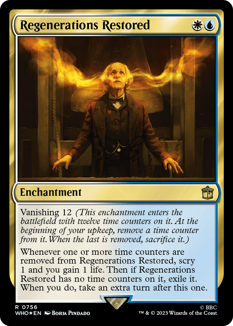 Image of Regenerations Restored (Surge Foil) [Doctor Who]