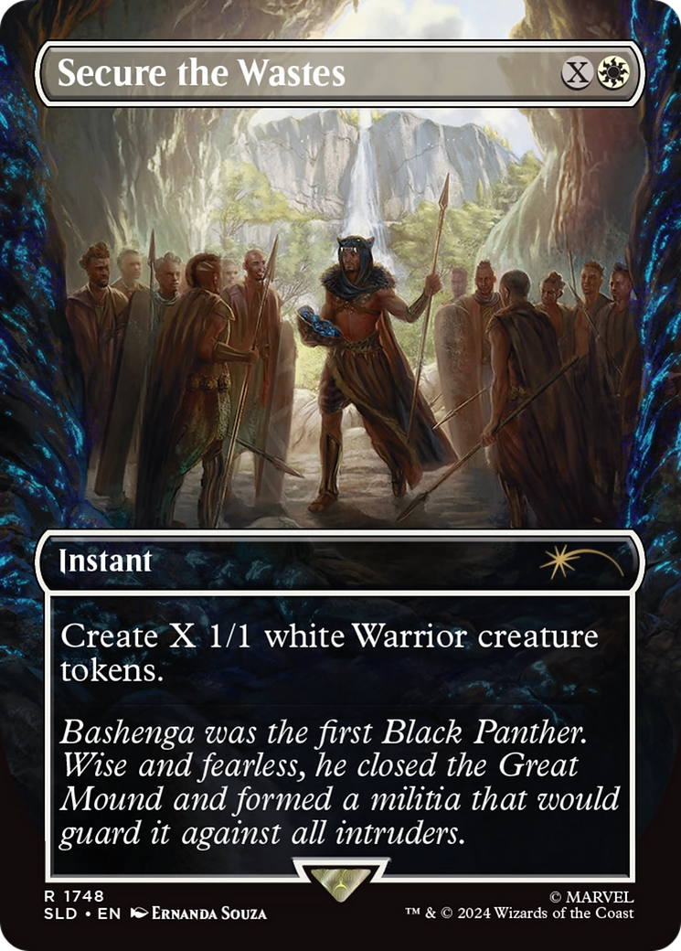 Image of Secure the Wastes (SLD-1748) - Secret Lair Drop (Borderless) Foil