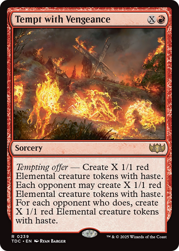Image of Tempt with Vengeance [Tarkir: Dragonstorm Commander]