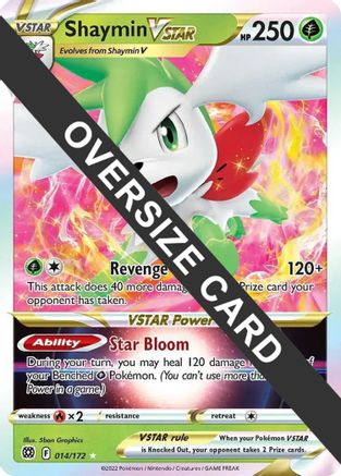 Image of Shaymin VSTAR (014/172) (Jumbo Card) [Sword & Shield: Brilliant Stars]