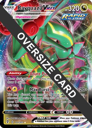 Image of Rayquaza VMAX (111/203) (Jumbo Card) [Sword & Shield: Evolving Skies]
