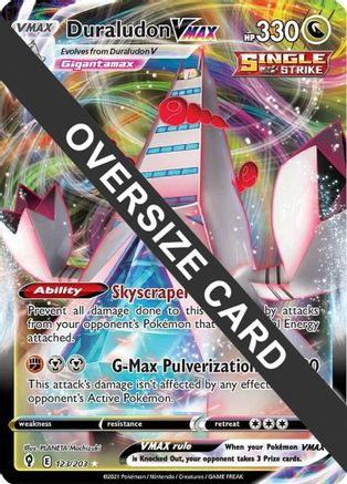 Image of Duraludon VMAX (123/203) (Jumbo Card) [Sword & Shield: Evolving Skies]