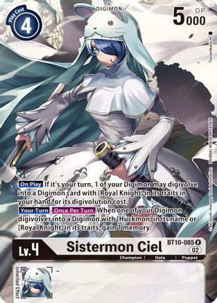 Image of Sistermon Ciel [BT10-085] (Alternate Art) [Xros Encounter]