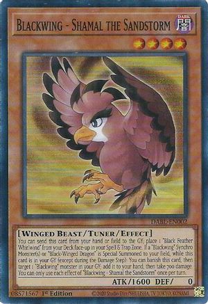 Image of Blackwing - Shamal the Sandstorm [DABL-EN002] Super Rare