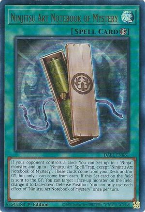 Image of Ninjitsu Art Notebook of Mystery [DABL-EN061] Ultra Rare