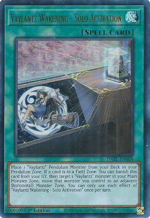 Image of Vaylantz Wakening - Solo Activation [DABL-EN068] Ultra Rare