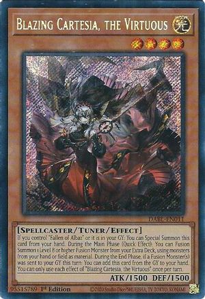 Image of Blazing Cartesia, the Virtuous [DABL-EN011] Secret Rare