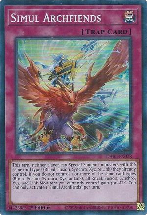 Image of Simul Archfiends [DABL-EN078] Super Rare