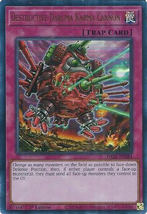 Image of Destructive Daruma Karma Cannon [DABL-EN084] Ultra Rare