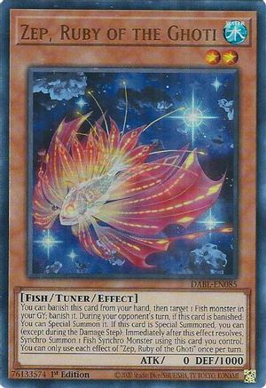 Image of Zep, Ruby of the Ghoti [DABL-EN085] Ultra Rare