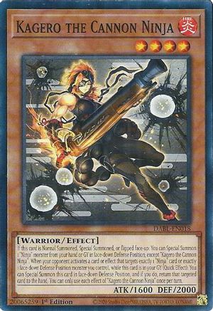 Image of Kagero the Cannon Ninja [DABL-EN018] Common