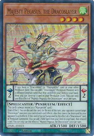 Image of Majesty Pegasus, the Dracoslayer [DABL-EN023] Ultra Rare