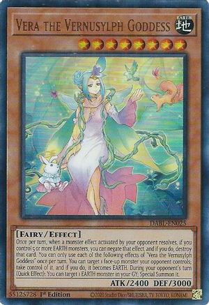 Image of Vera the Vernusylph Goddess [DABL-EN025] Ultra Rare