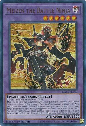 Image of Meizen the Battle Ninja [DABL-EN040] Ultra Rare