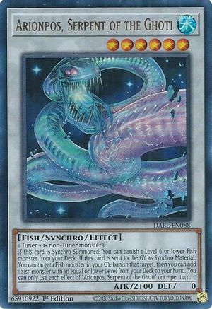 Image of Arionpos, Serpent of the Ghoti [DABL-EN088] Ultra Rare
