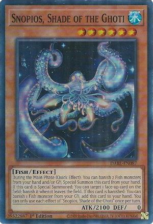Image of Snopios, Shade of the Ghoti [DABL-EN087] Super Rare