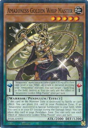 Image of Amazoness Golden Whip Master [DABL-EN093] Common