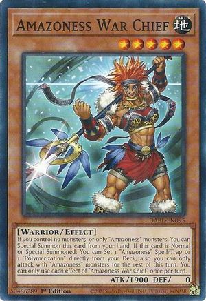Image of Amazoness War Chief [DABL-EN095] Common