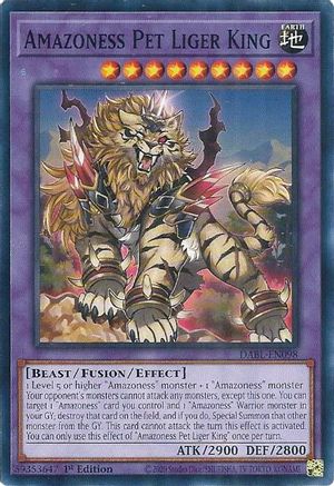 Image of Amazoness Pet Liger King [DABL-EN098] Common