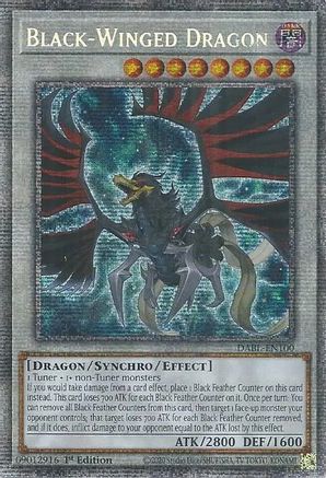 Image of Black-Winged Dragon [DABL-EN100] Starlight Rare