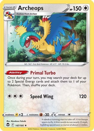 Image of Archeops (147/195) [Sword & Shield: Silver Tempest]