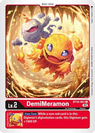 Image of Demimeramon [BT10-001] [Xros Encounter]