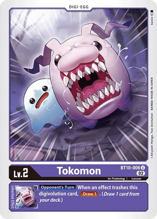 Image of Tokomon [BT10-006] [Xros Encounter]